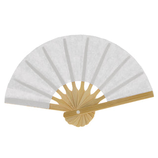 Mini Ventaglio di Legno Bianco 10cm 1pz