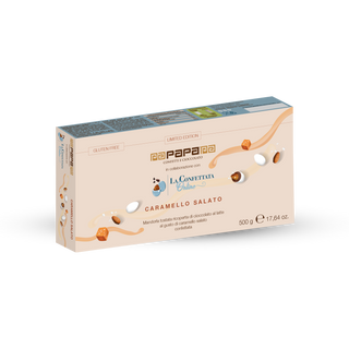 ESCLUSIVA Confetti Papa Caramello Salato 500gr Bianco