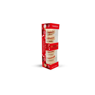 Papa Macaron Graduation Vanilla Red 6 pcs