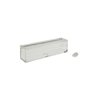 Scatola plexiglass porta confetti 3x3.5x12 16pz