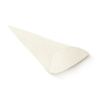 Enveloppe cône Scotton soie blanche 10pcs 19327c