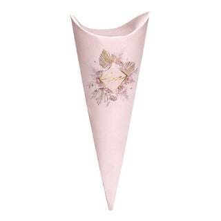 Scotton  Cono bust.Pampas Stampo a caldo rosa 10 pz