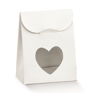 Scotton Scatola a Sacchetto con finestra con cuore 10 pz