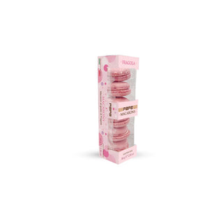 Papa Strawberry Macaron 6 pcs