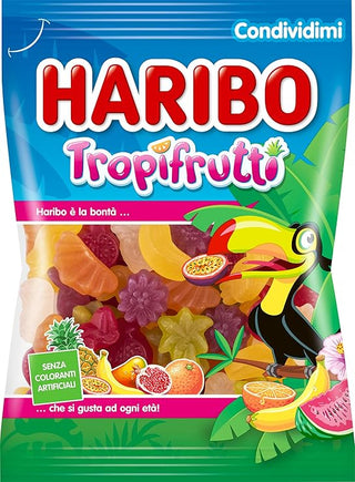 Haribo TropiFrutti Caramelle gusto Frutta 175gr