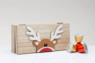 Babbomatto Scatola in Legno Porta 10 Capsule