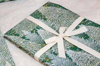 Baratti - Tovaglia Stampata Abeti Natale - CM140X200 (SCEGLI IL COLORE)