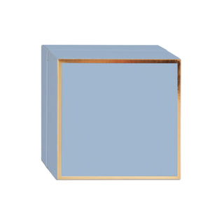 Spacco Box Quadrata Azzurro Carta da Zucchero Personalizzabile - 17x17x5,5 - Minimo 10 pezzi
