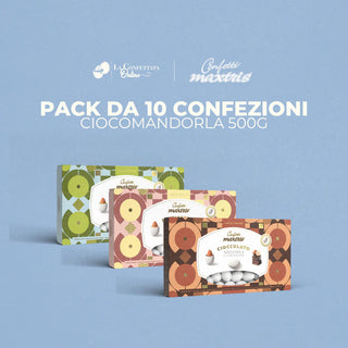 Ciocomandorla 500g - Kit da 10 confezioni (Scegli i gusti)