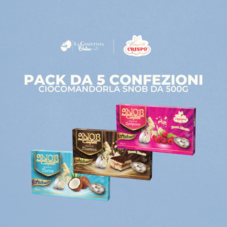 Crispo Snob - Kit da 5 Confezioni (Scegli i gusti)