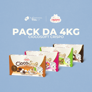 Crispo Ciocosoft  - Kit da 4 Kg Bianchi (Scegli i gusti)