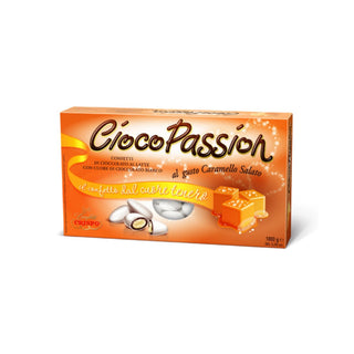 Crispo CiocoPassion - Confetti di Cioccolato a latte al Caramello Salato Bianchi - 1Kg