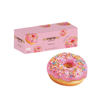 6 Pink Strawberry Donuts Papa