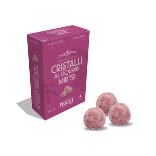 Mucci - Cristalli al Liquore Mirto incartati singolarmente - 50g