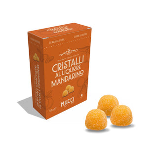 Mucci - Cristalli al Liquore Mandarino incartati singolarmente - 50g