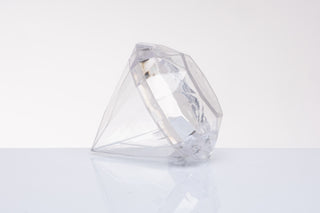 Piramide Diamante Plexiglass Apri e Chiudi per Macaron o 5 confetti 7x7cm