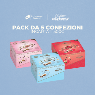 Incartati Maxtris 500g - Kit da 5 confezioni (scegli i gusti)