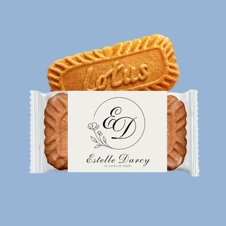 Biscotti Lotus di cortesia con iniziali! 6,5g (MINIMO 30PZ)