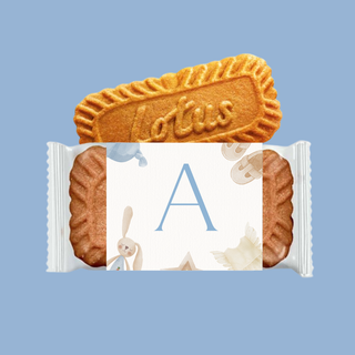 Biscotti Lotus di cortesia con iniziali! 6,5g (MINIMO 30PZ)