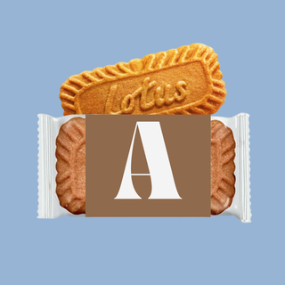 Biscotti Lotus di cortesia con iniziali! 6,5g (MINIMO 30PZ)