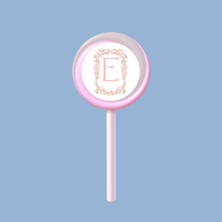 Lecca Lecca di Cortesia con iniziali! 8cm (Minimo 15PZ)