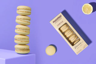 5 Lemon flavored Maxtris Macarons