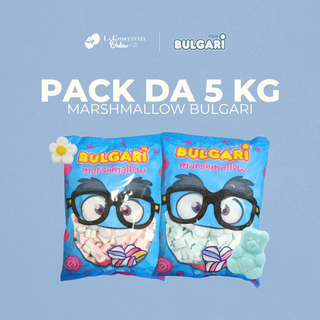 Marshmallow Bulgari - Kit da 5 Confezioni (Scegli il tipo)