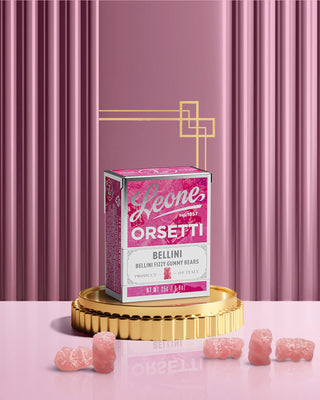 Pastiglie Leone - Scatoletta Orsetti Gommosi gusto Bellini - 25g