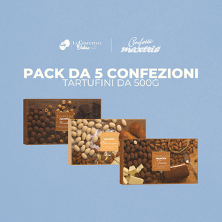 Tartufini Maxtris 500g - Kit da 5 confezioni (scegli i gusti)