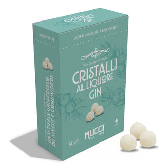 Mucci - Cristalli al Liquore Gin incartati singolarmente - 50g