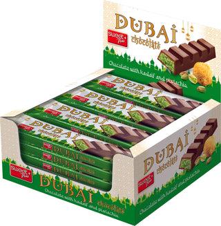 Barretta Dubai  con ripieno di pistacchio e croccante di kadayıf - 45g