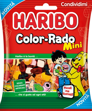 Novità Haribo Color-Rado Mini 140gr