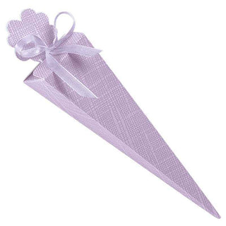 Cône carré en soie lilas Scotton 155 mm - 10 pcs