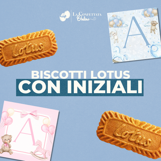 Biscotti Lotus di cortesia con iniziali! 6,5g (MINIMO 30PZ)