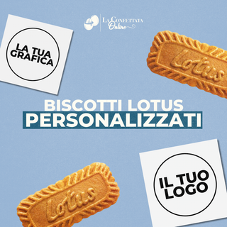Biscotti Lotus di Cortesia Personalizzati! 8cm (Minimo 50PZ)