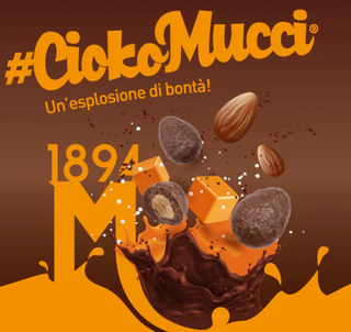 Mucci CiokoMucci® - Expo  Mandorle al Caramello salato 600gr Incartati singolarmente