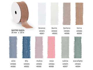 Nastro Scotton Garza 25mm x 25mt (SCEGLI IL COLORE)