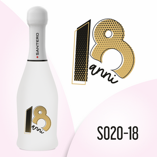 Brandgift - Mini Santero 18 anni Oro - 20cl (MINIMO 12PZ)