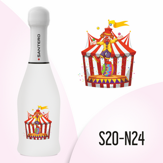Brandgift - Mini Santero Tema Circo - 20cl (MINIMO 12PZ)