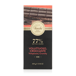Maxi tavoletta Nibs 77% 600g