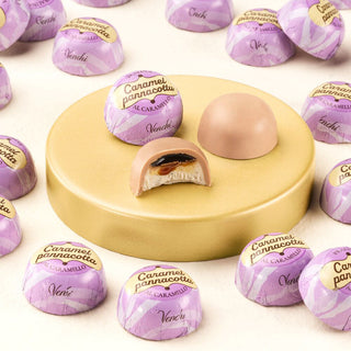 Venchi Cioccolatino Pannacotta al Caramello e Vaniglia 18gr