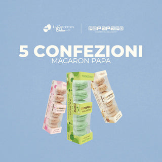 Macaron Papa - Kit da 5 confezioni (scegli i gusti)