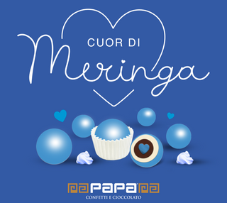 Papa Cuor Di Meringa Blu 700gr