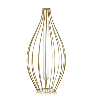 Vaso Sakai H 40 D. 20 Metal Gold