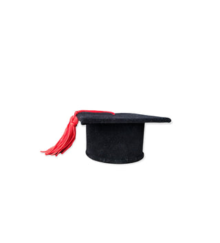 Black Graduation Confetti Hat