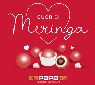 Papa Cuor Di Meringa Rosso 700gr