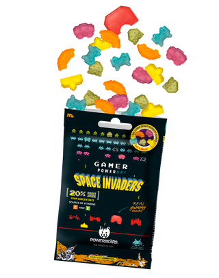 Caramelle Gommose Space Invaders Gamer Powerup 50gr