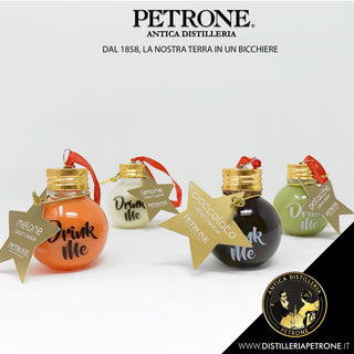 Palle di Natale Alcoliche  Assortite 1pz 5cl (albero in carta omaggio con minimo 20 palle)