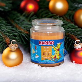 Haribo Candela Natalizia Profumata Arancia e Cannella 100 Ore