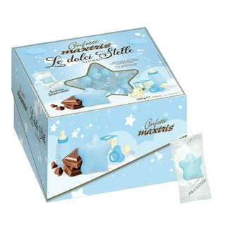 Maxtris Le Dolci Stelle Azzurro 500g Wrapped